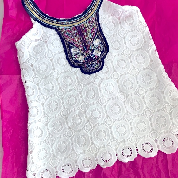 🦄Bohemian Jeweled Tank Top - Picture 1 of 4